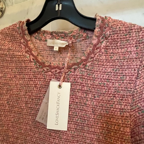 LoveShackFancy Floral Smocked Dress with Embroidery Detail Size M - Picture 6 of 13